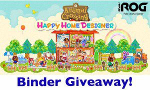 Animal Crossing Happy Home Designer Binder Giveaway (OVER)