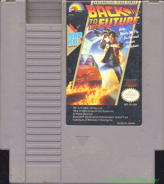 back to the future nes game
